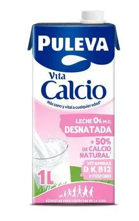 Leche Puleva calcio 1l desnatada
