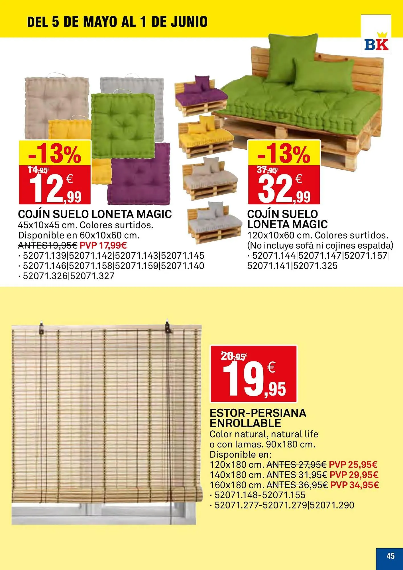 Catálogo de Folleto Bricoking 5 de mayo al 1 de junio 2025 - Página 45