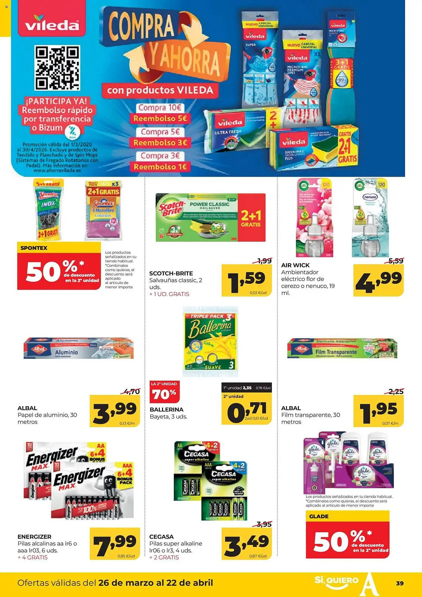 Catálogo de Folleto Alimerka 26 de marzo al 22 de abril 2026 - Página 41