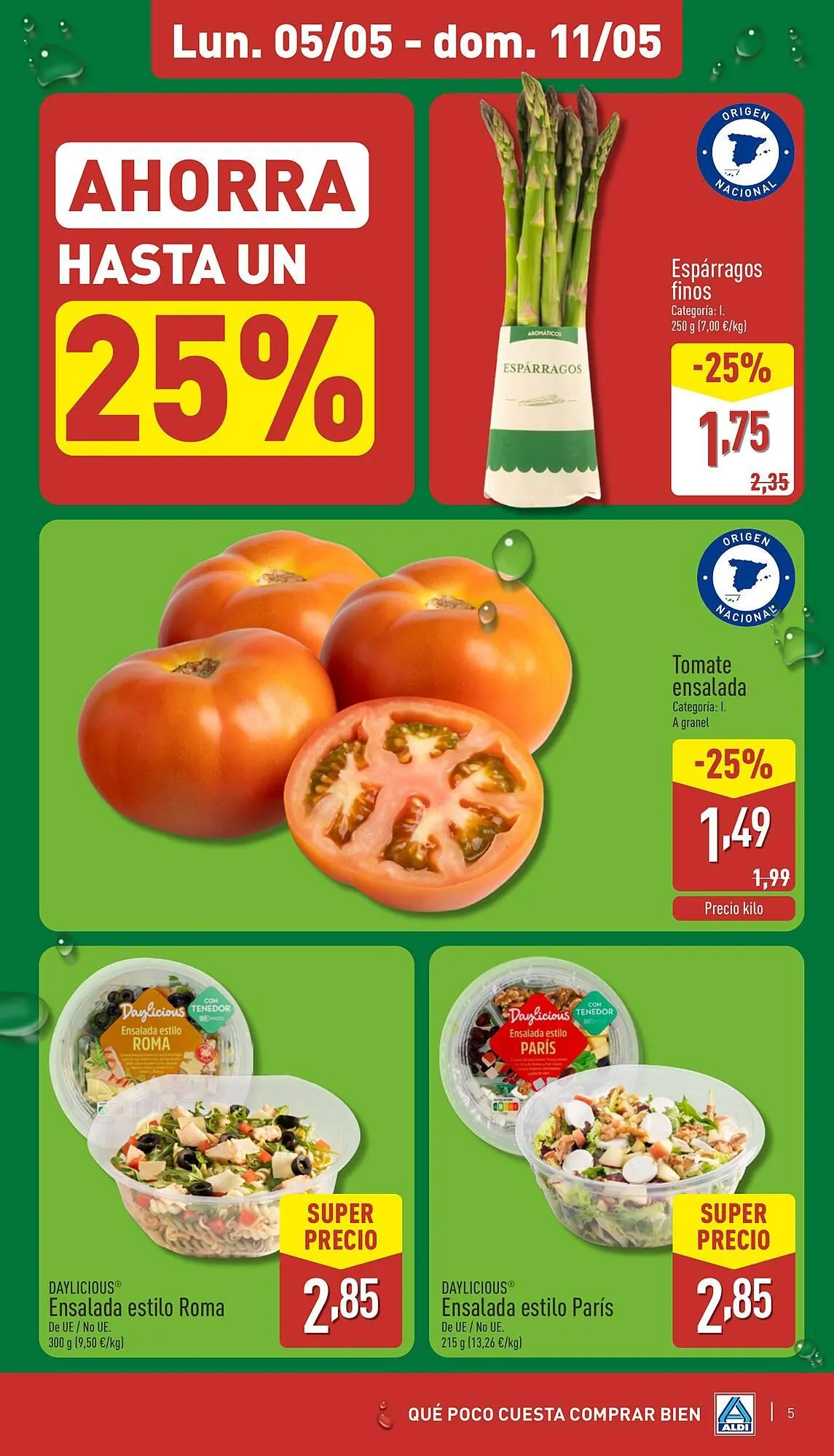 Catálogo de Folleto ALDI 5 de mayo al 11 de mayo 2025 - Página 5