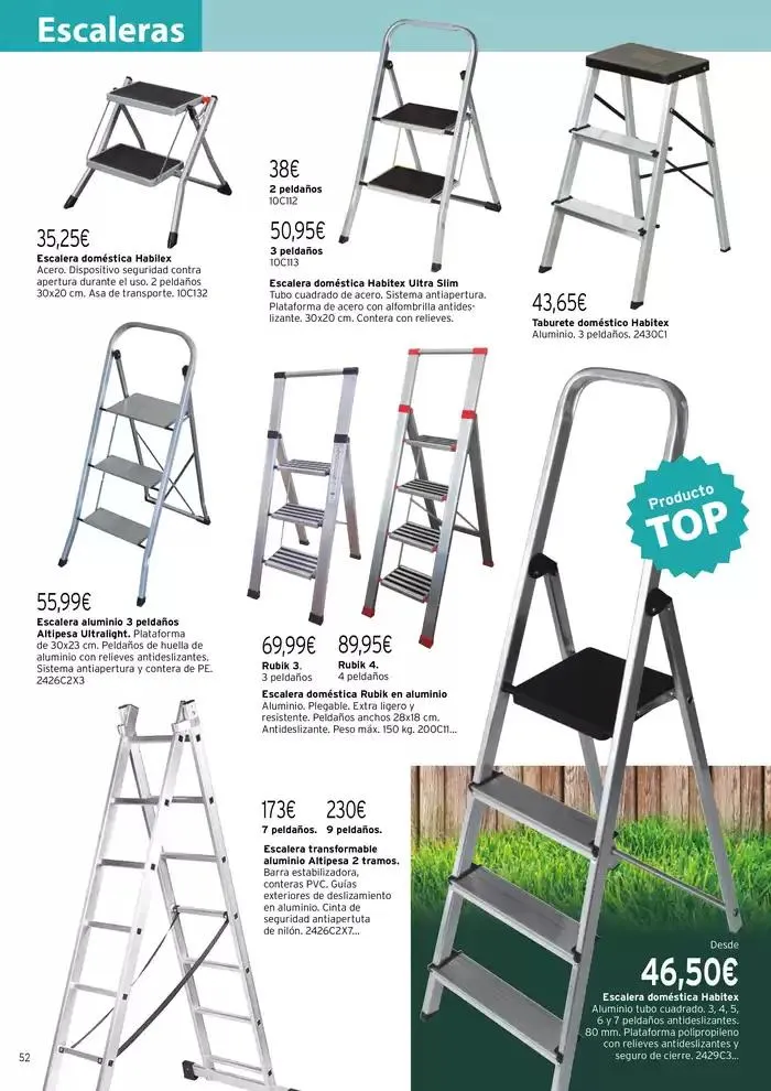 Catálogo de Renovación y mantenimiento del hogar 1 de enero al 31 de diciembre 2025 - Página 52