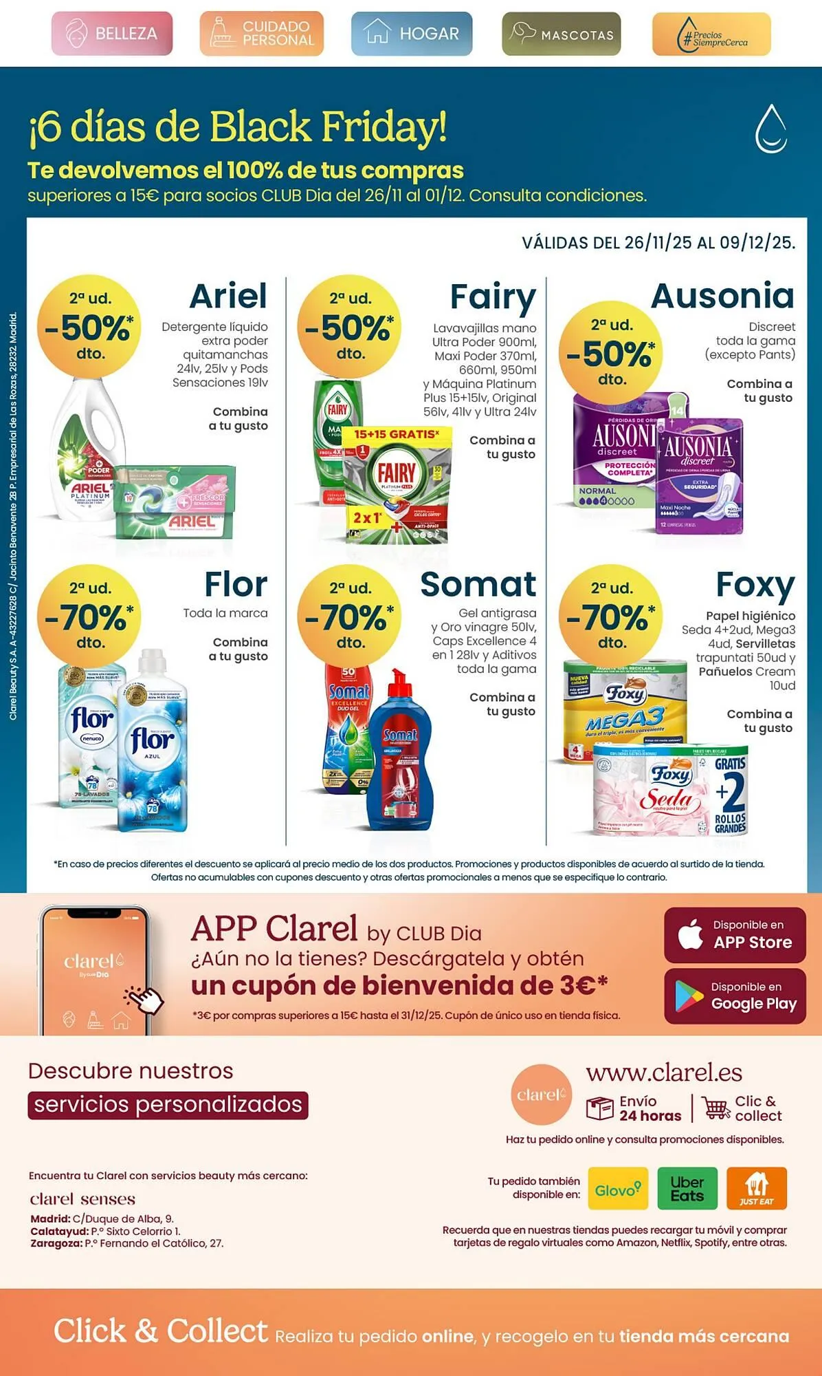 Catálogo de Folleto Clarel 26 de noviembre al 9 de diciembre 2025 - Página 22