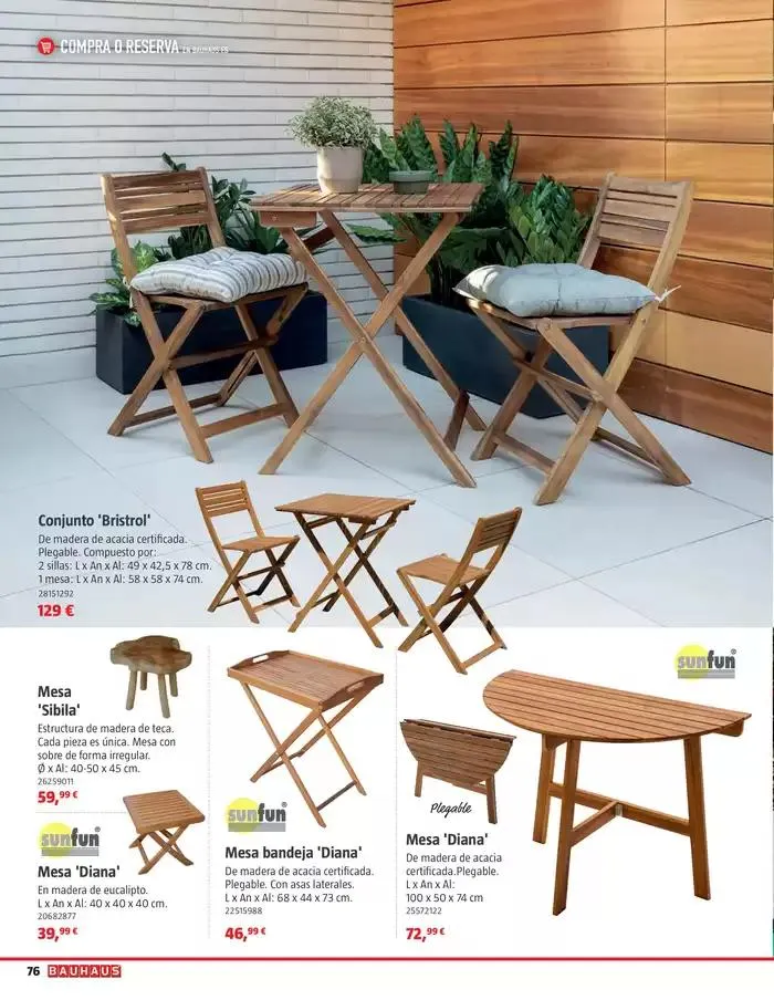 Catálogo de VERANO. Jardín, terraza, balcón.  26 de marzo al 20 de abril 2025 - Página 76