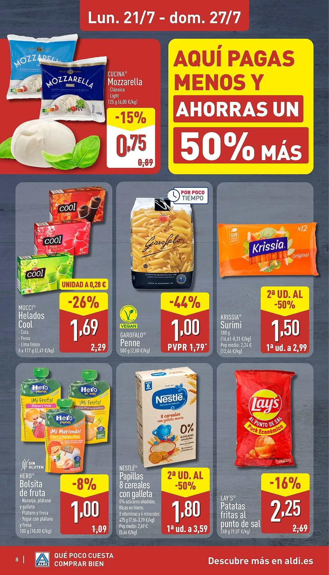 Catálogo de Folleto ALDI 21 de julio al 27 de julio 2025 - Página 8