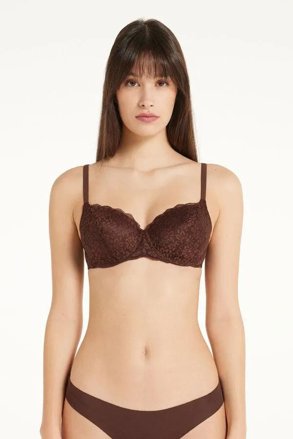 Sujetador Balconette de Encaje Reciclado Prague Full Cover