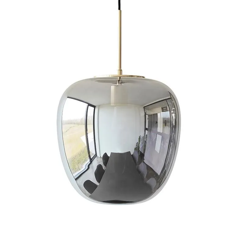 Lucía smoked gray ceiling lamp, S