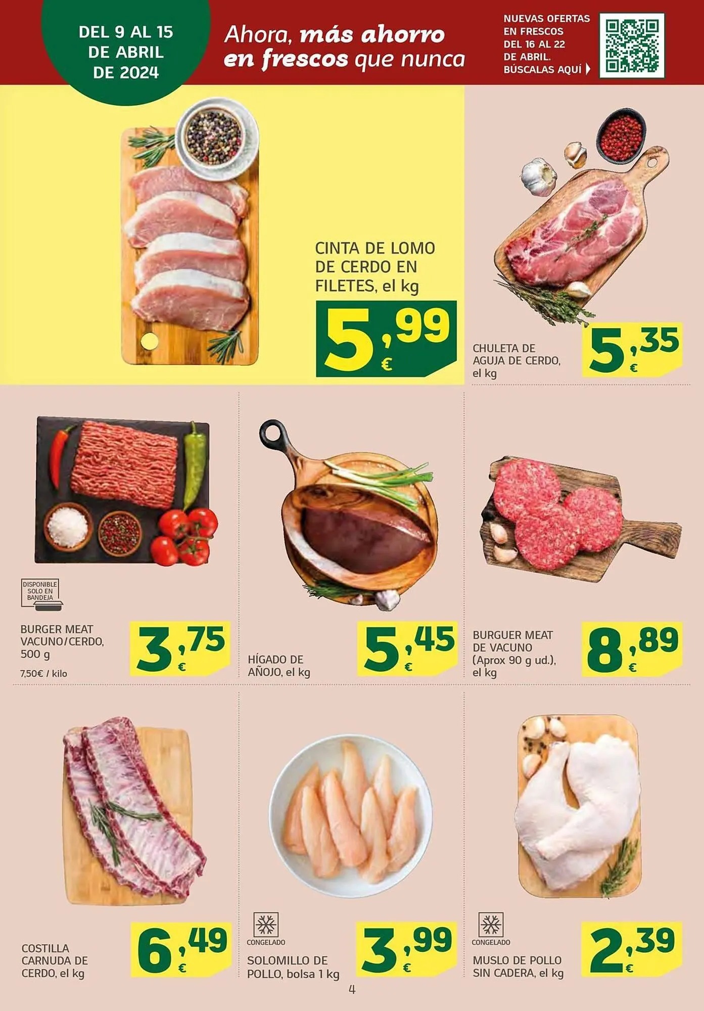 Catálogo de Folleto HiperDino 9 de abril al 22 de abril 2024 - Página 4