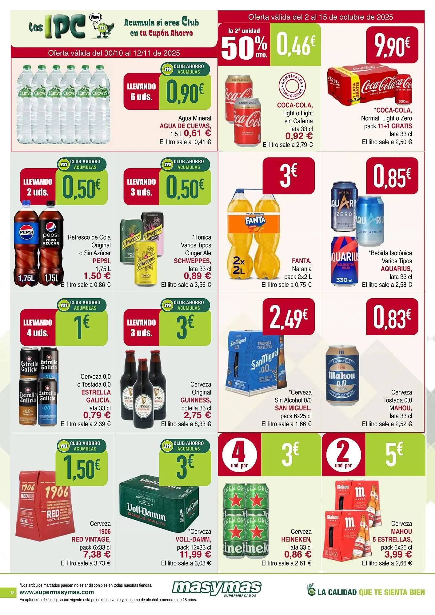 Catálogo de Folleto Masymas 30 de octubre al 26 de noviembre 2025 - Página 18
