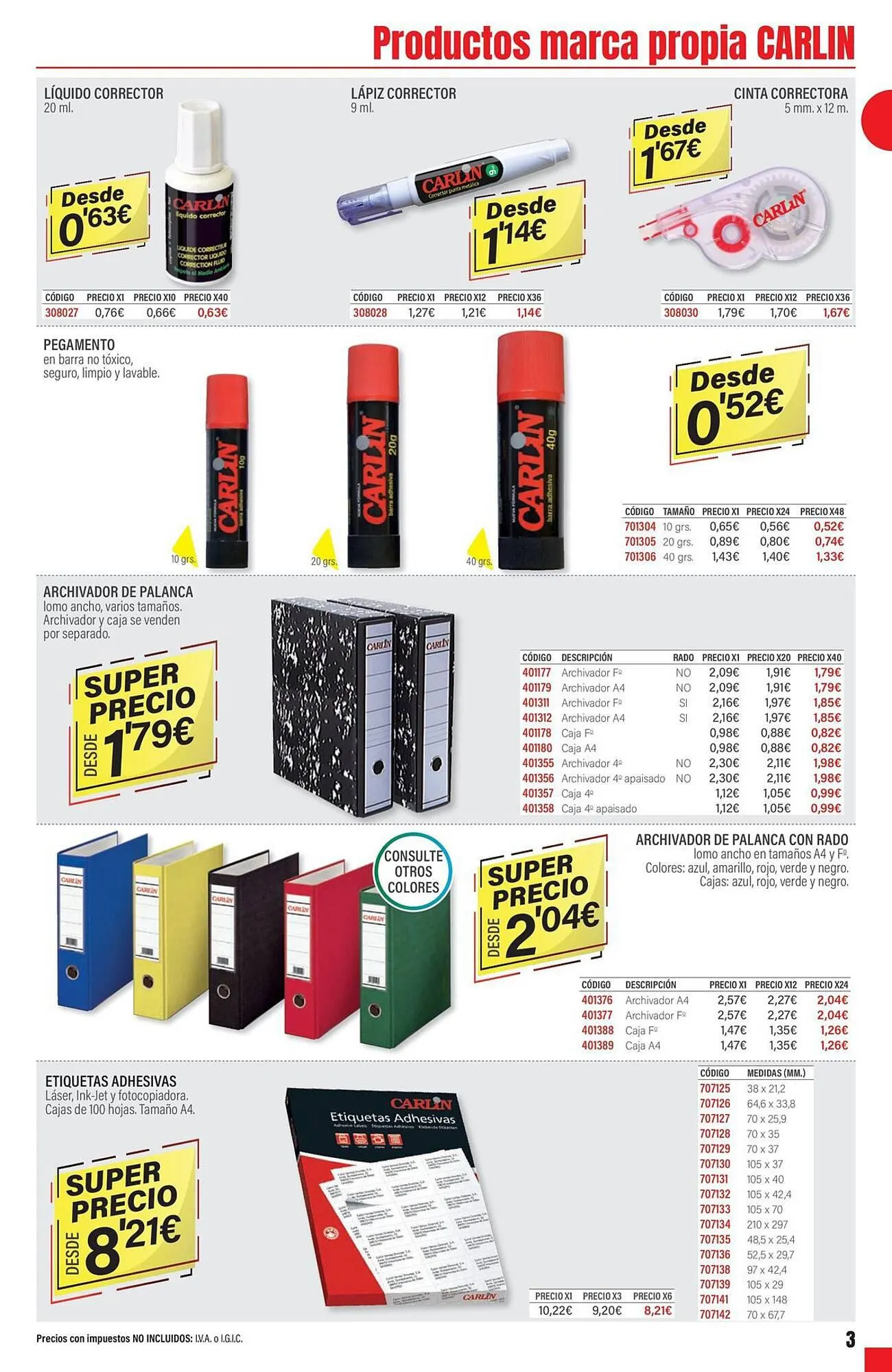 Catálogo de Folleto Carlin 13 de febrero al 6 de junio 2024 - Página 3