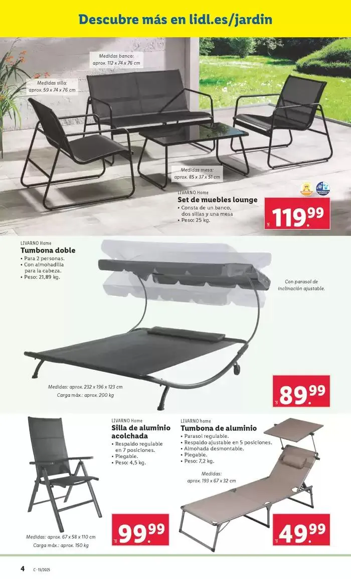 Catálogo de Dale vida a tu JARDÍN 7 de mayo al 31 de julio 2025 - Página 4