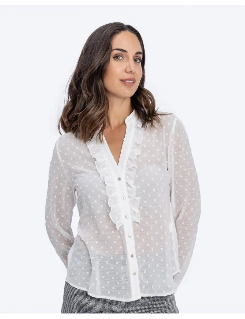 BLUSA PLUMETTI VOLANTES