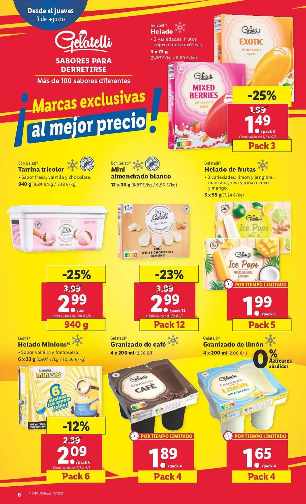 Catálogo de Folleto Lidl 3 de agosto al 9 de agosto 2023 - Página 6