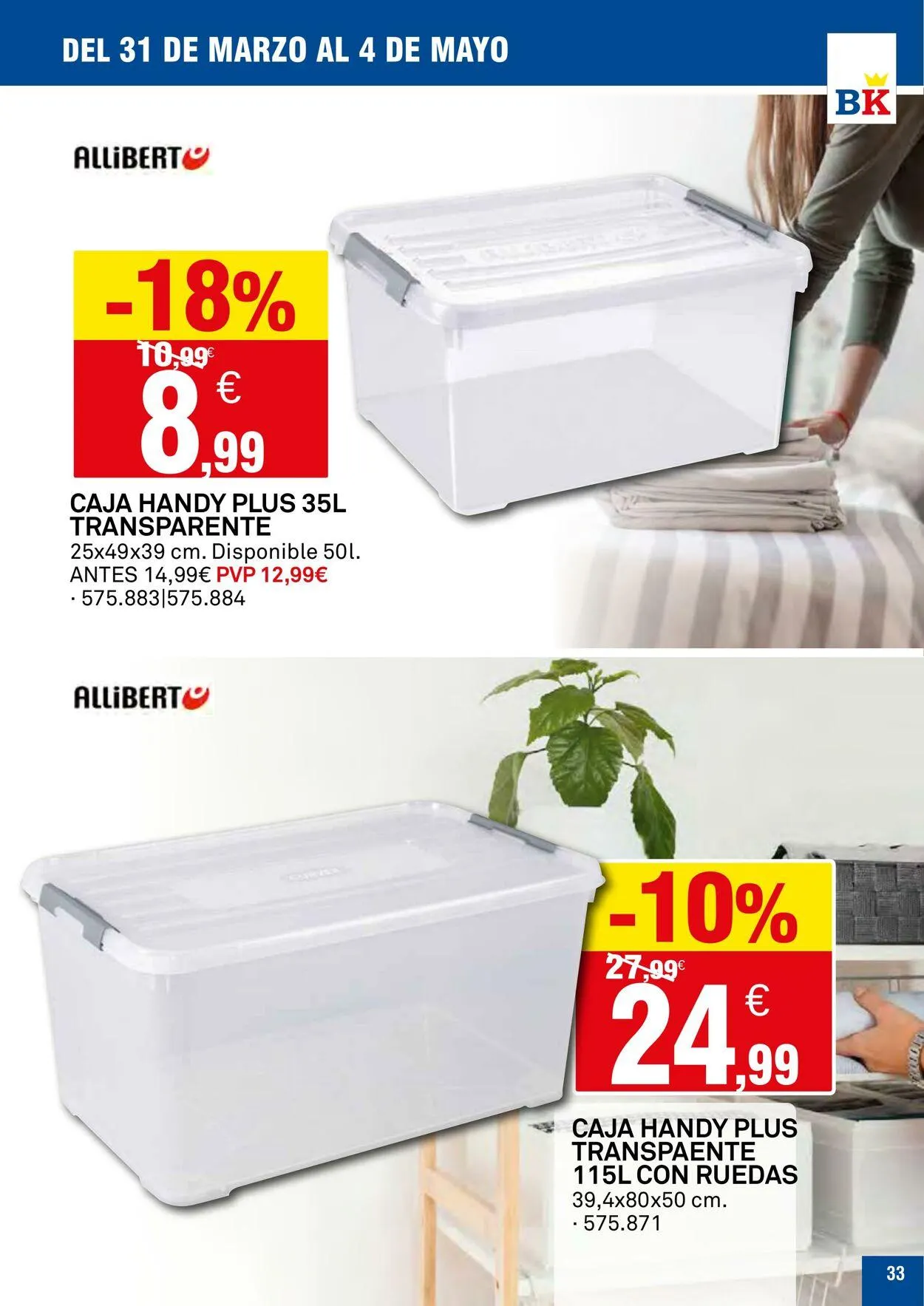 Catálogo de Bricoking Oferta actual 31 de marzo al 14 de abril 2025 - Página 33