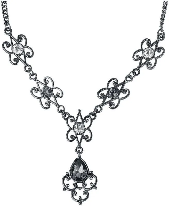 "Baroque darkness" Collar Negro de Gothicana by EMP
