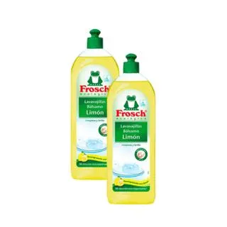 Lavavajillas limón Eco Frosch Pack 2 uds x 750 ml