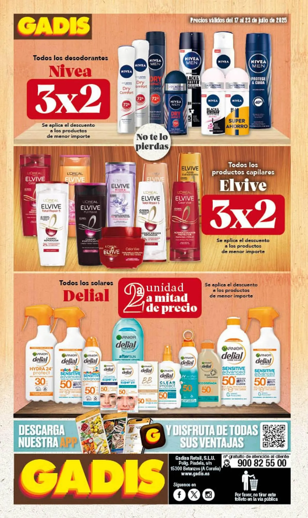 Catálogo de Folleto Gadis 17 de julio al 23 de julio 2025 - Página 44