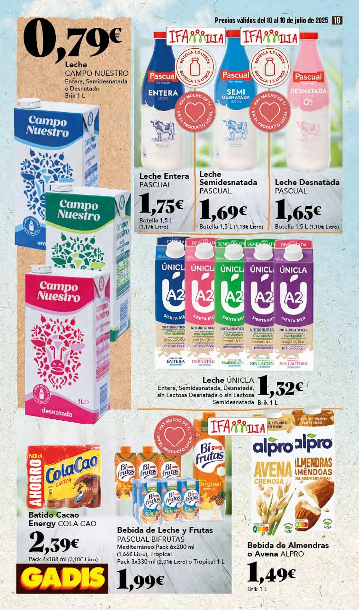 Catálogo de Folleto Gadis 10 de julio al 16 de julio 2025 - Página 16