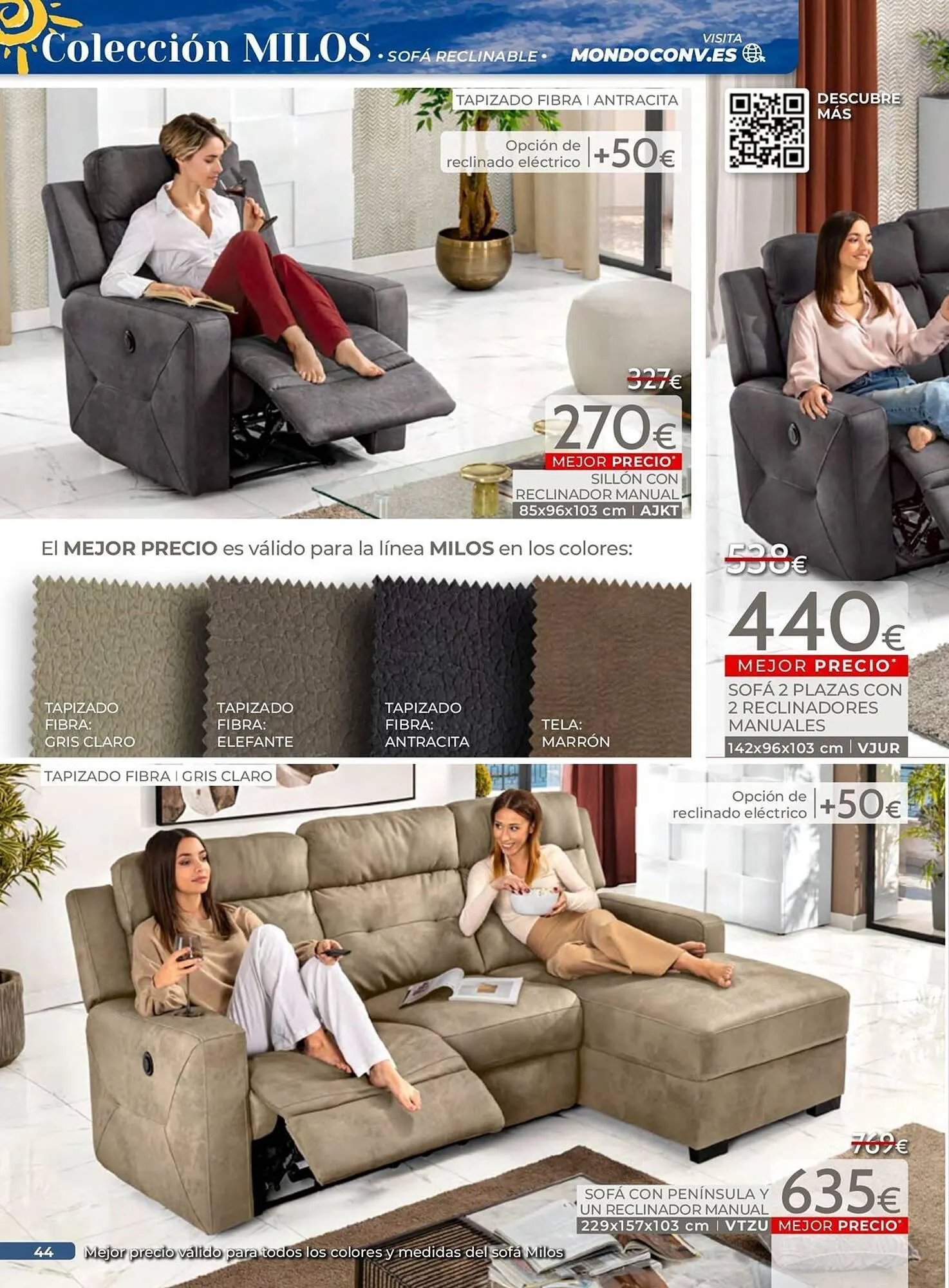 Catálogo de Folleto Mondo Convenienza 3 de junio al 15 de junio 2025 - Página 44