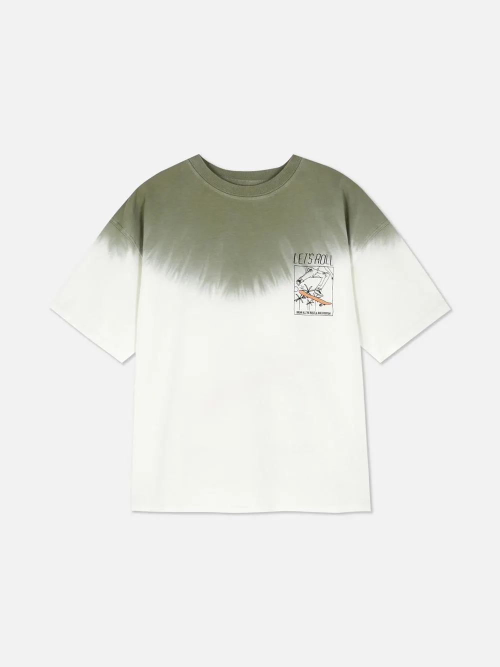 Camiseta gráfica «tie-dye»