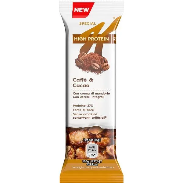 BARRITA PROTEÍNA CEREALES Y CAFÉ 35G