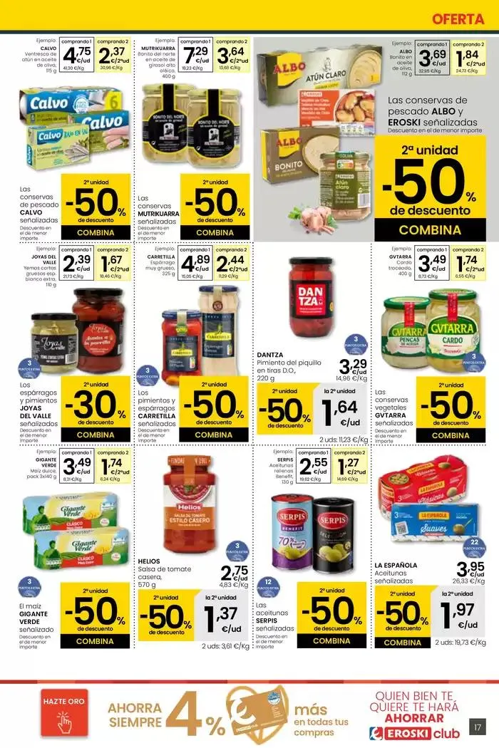 Catálogo de SUMA AHORRO EROSKI CENTER 15 de mayo al 28 de mayo 2025 - Página 17