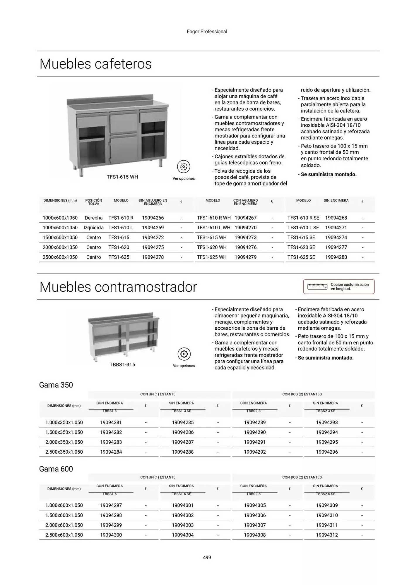 Catálogo de Folleto Fagor 3 de marzo al 1 de enero 2026 - Página 500