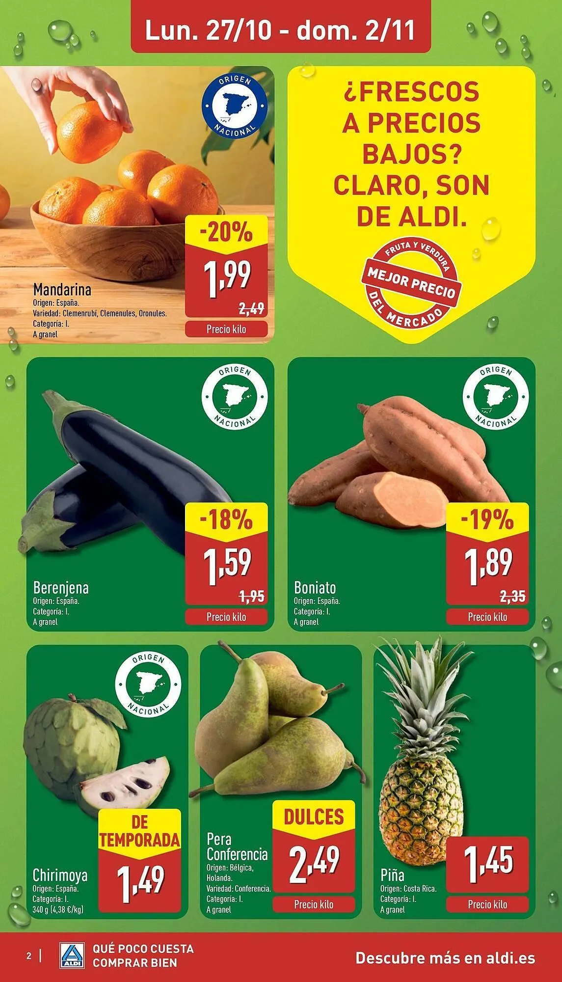 Catálogo de Folleto ALDI 27 de octubre al 2 de noviembre 2025 - Página 2