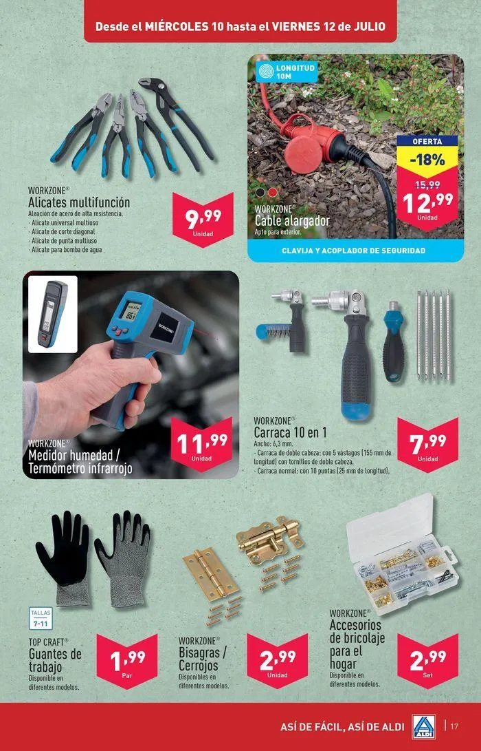 Catálogo de ¡Así de fácil, así de Aldi! 10 de julio al 16 de julio 2024 - Página 17