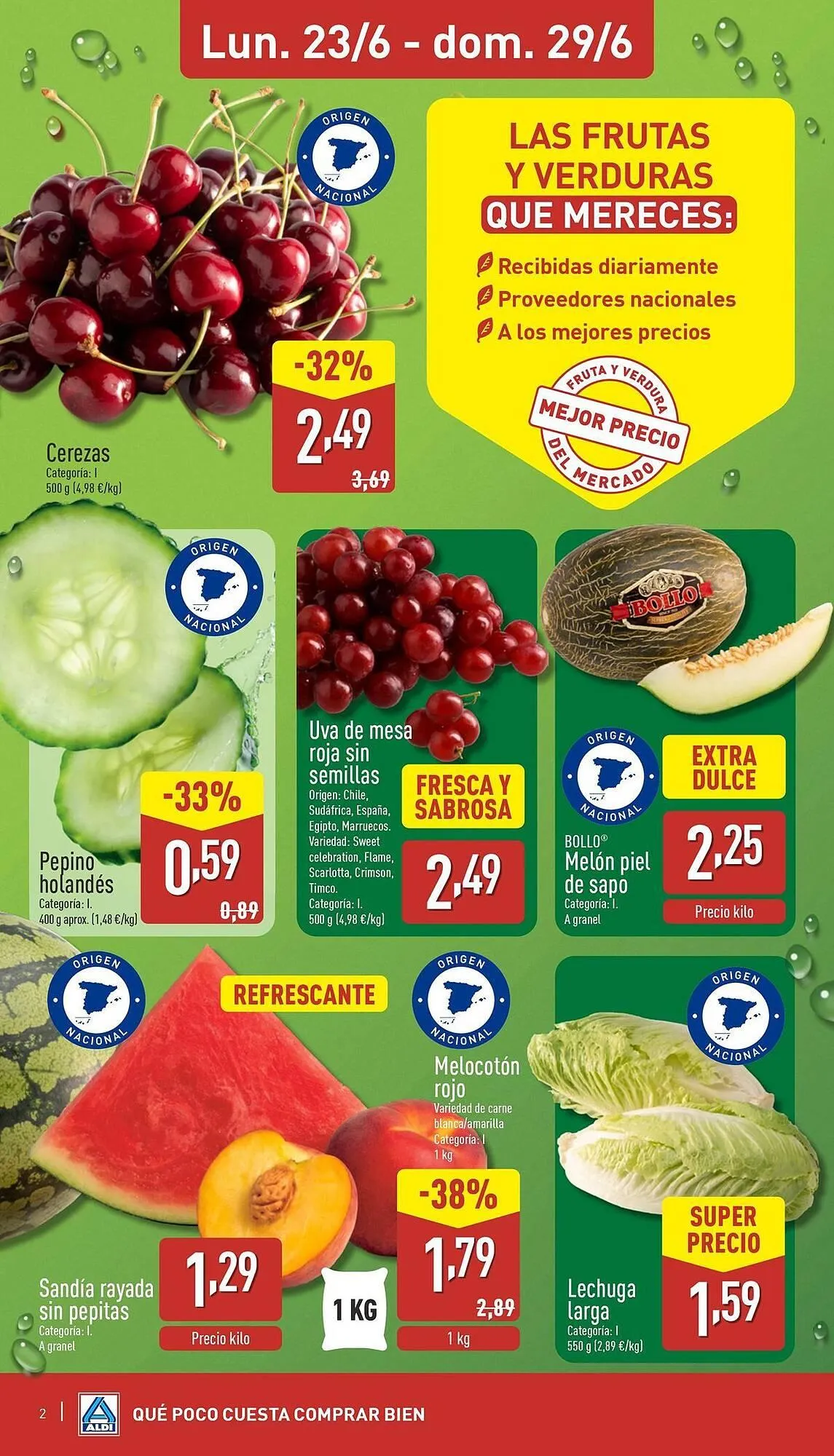 Catálogo de Folleto ALDI 23 de junio al 29 de junio 2025 - Página 2