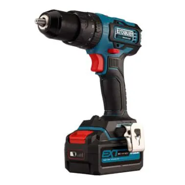 Taladro percutor 18 V brushless batería 4 Ah Erbauer