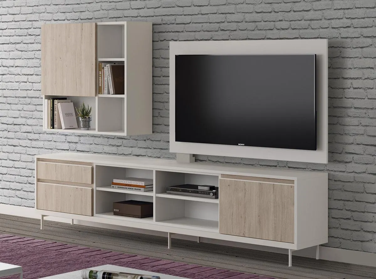 Mueble de salón. Panel TV opcional