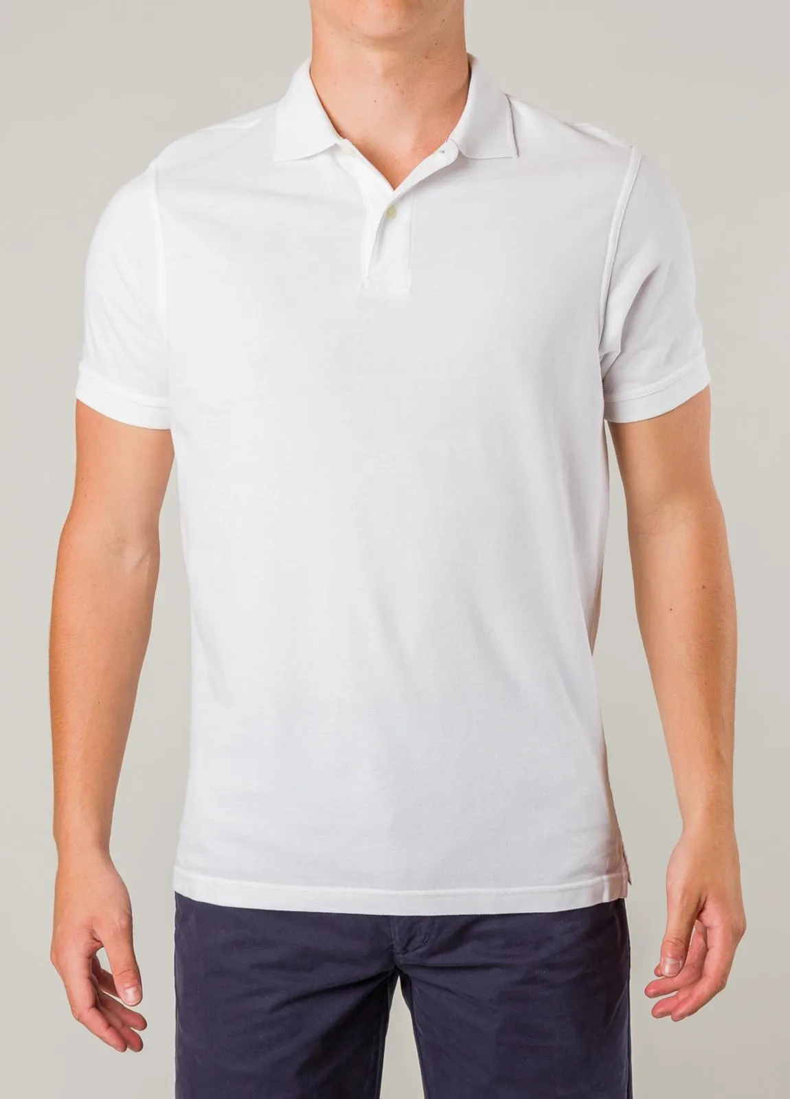 Polo FUREST COLECCIÓN piqué manga corta color blanco