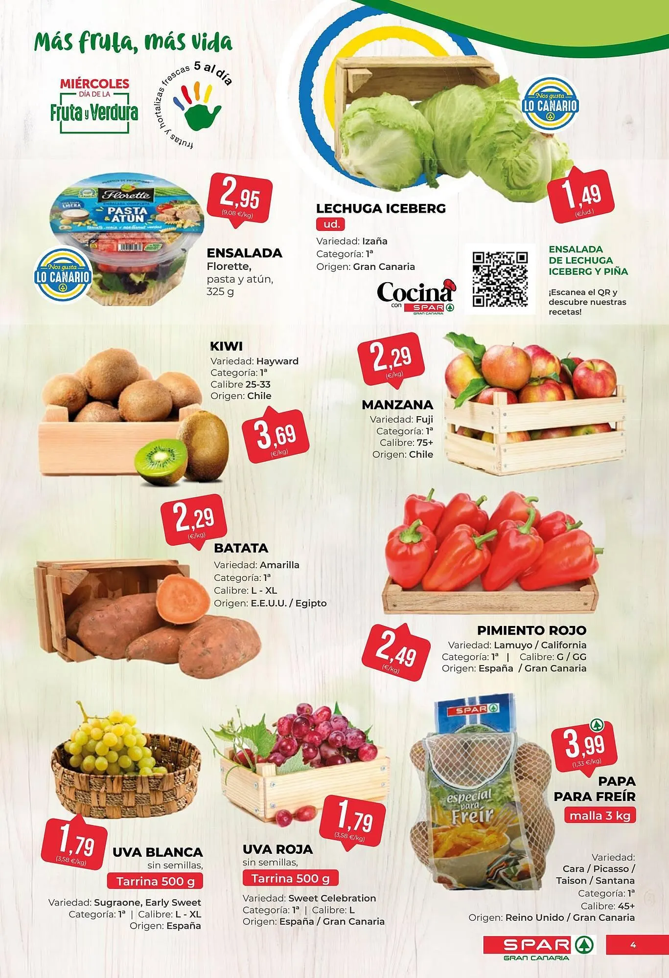Catálogo de Folleto SPAR Gran Canaria 22 de agosto al 4 de septiembre 2025 - Página 4