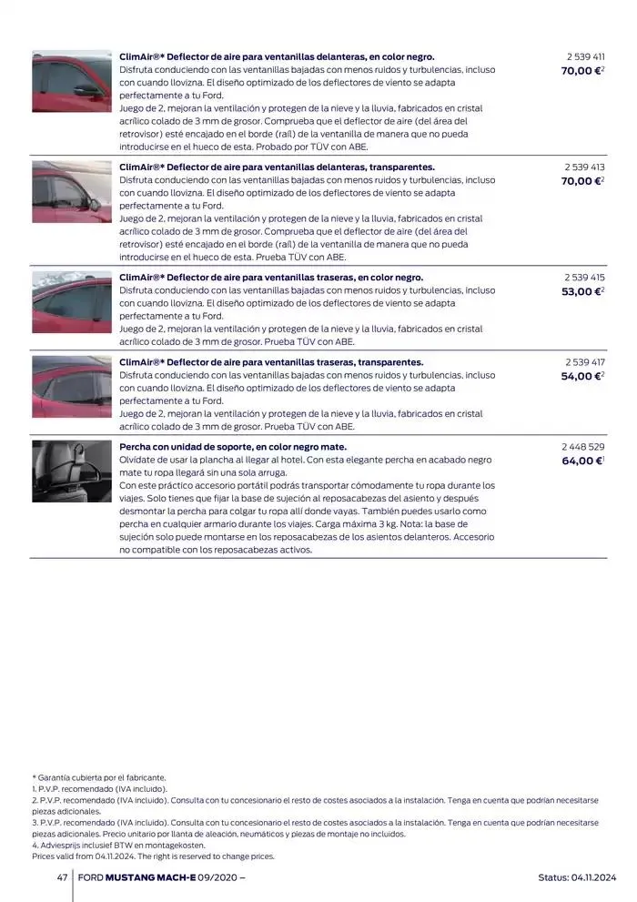 Catálogo de Ford de accesorios Ford Mustang Mach-E 13 de noviembre al 13 de noviembre 2025 - Página 47