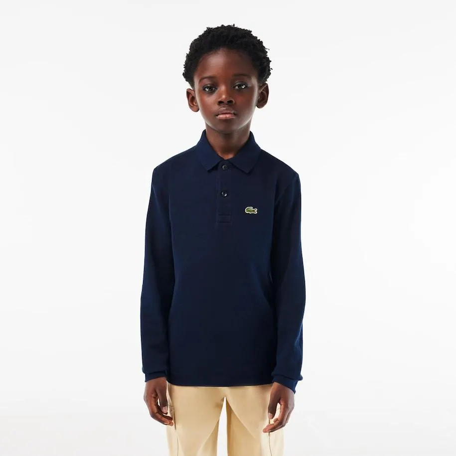 Polo de niño Lacoste en petit piqué