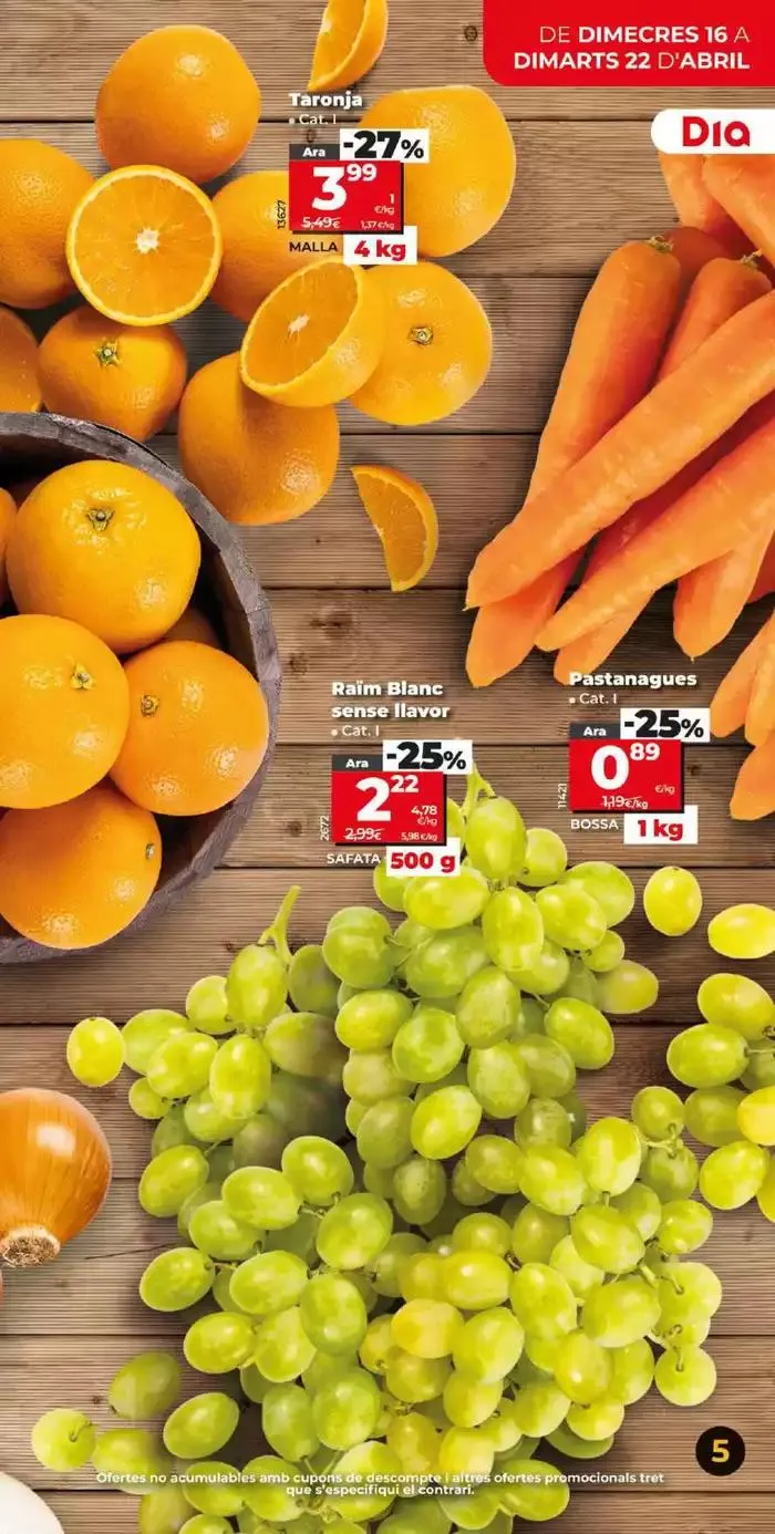 Catálogo de El teu nou Dia del 16/04 al 22/04 16 de abril al 22 de abril 2025 - Página 5