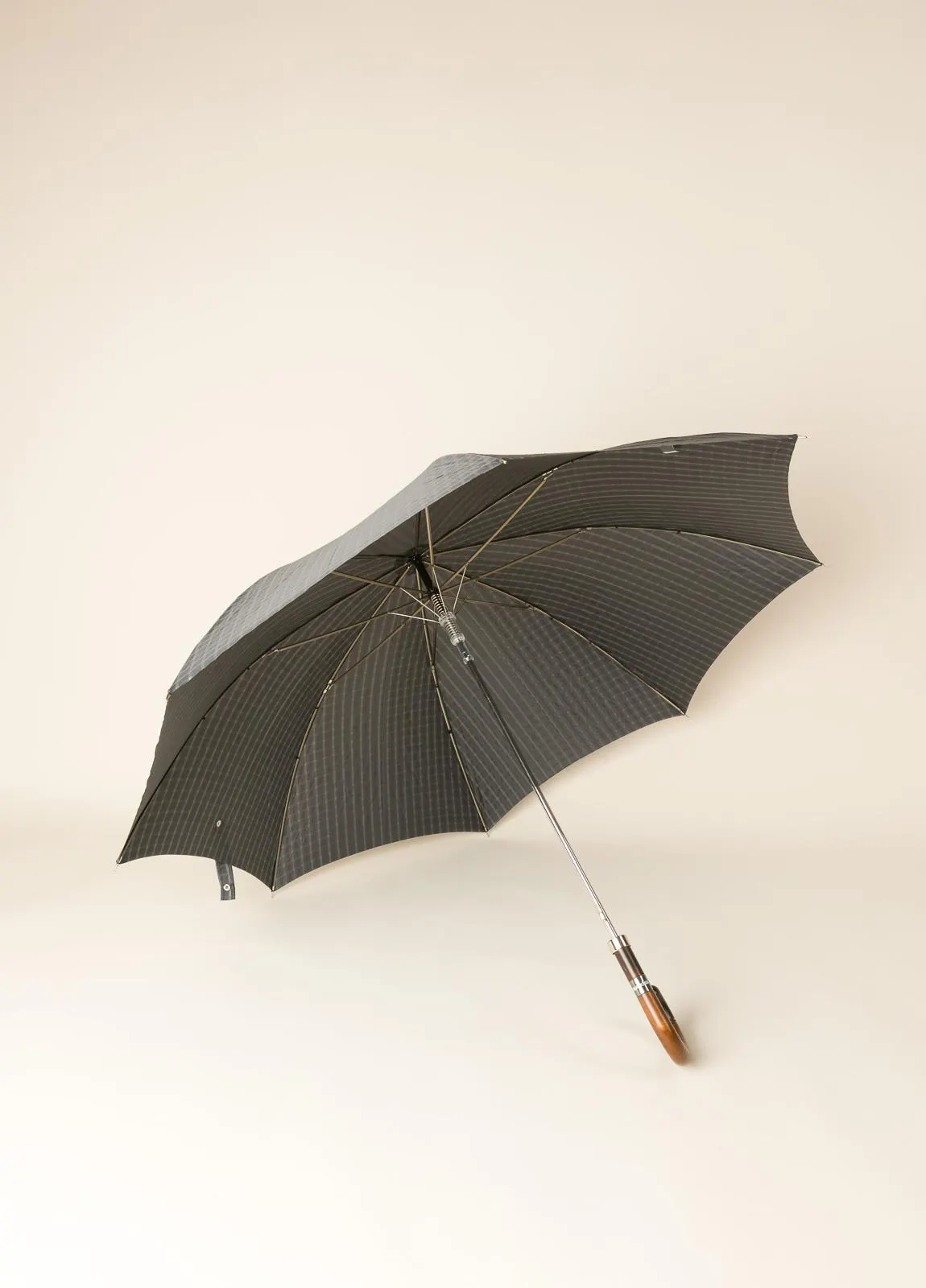 Paraguas FUREST COLECCIÓN cuadros gris