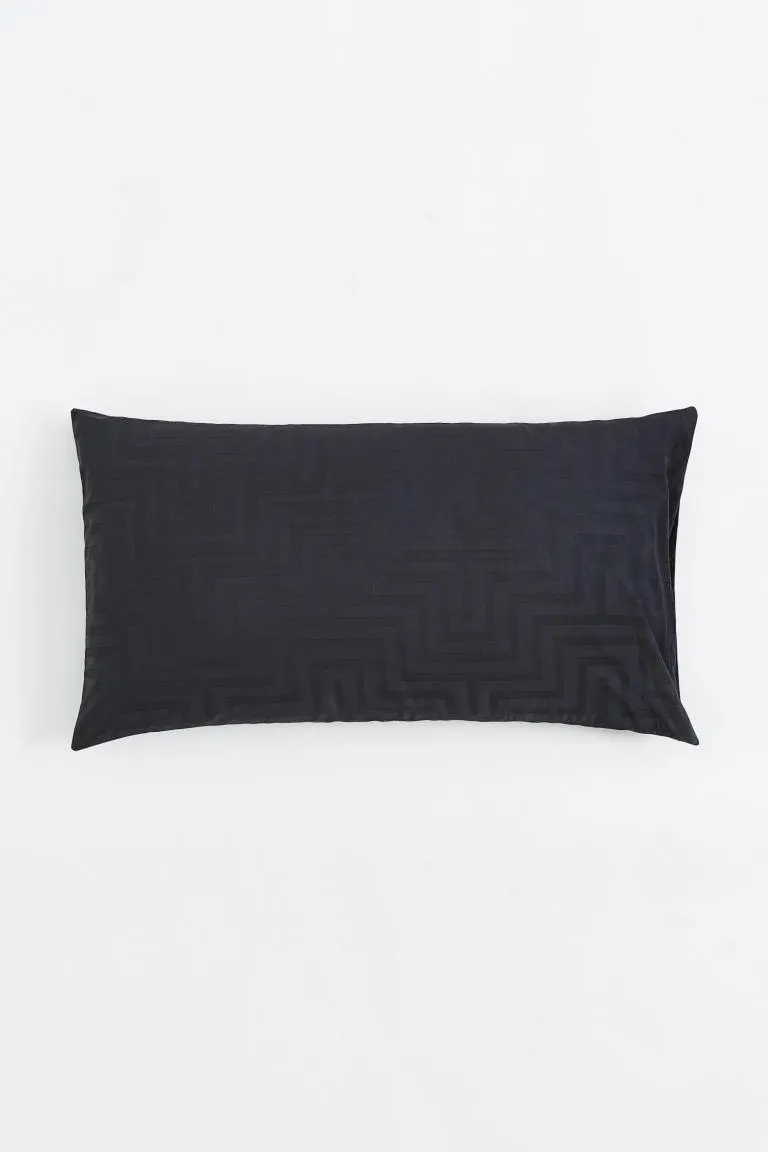 Funda de almohada en satén de algodón