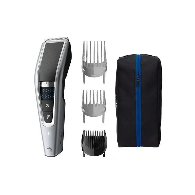 Cortapelos Philips Serie 5000 con 28 ajustes de longitud y cabezal para barba