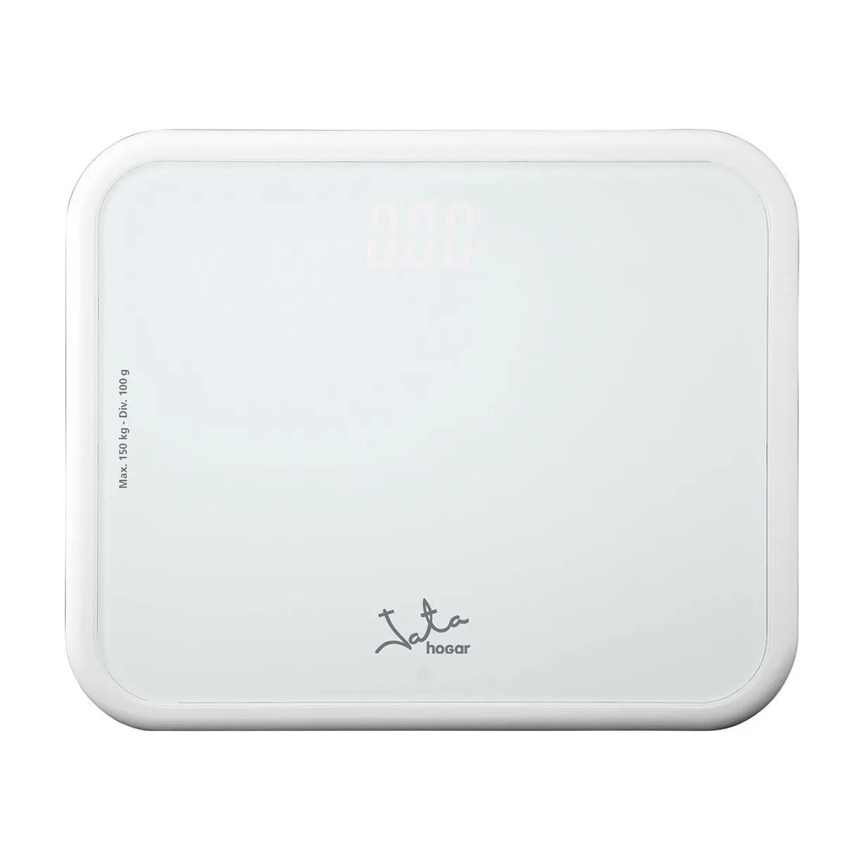 Báscula de baño Jata 535 150kg recargable visor LED blanco