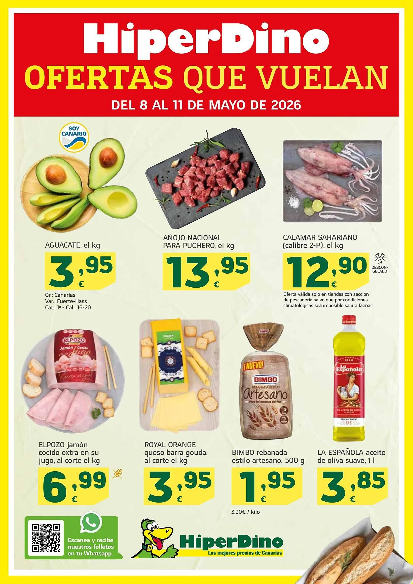 Catálogo de Folleto HiperDino 8 de mayo al 11 de mayo 2026 - Página 1