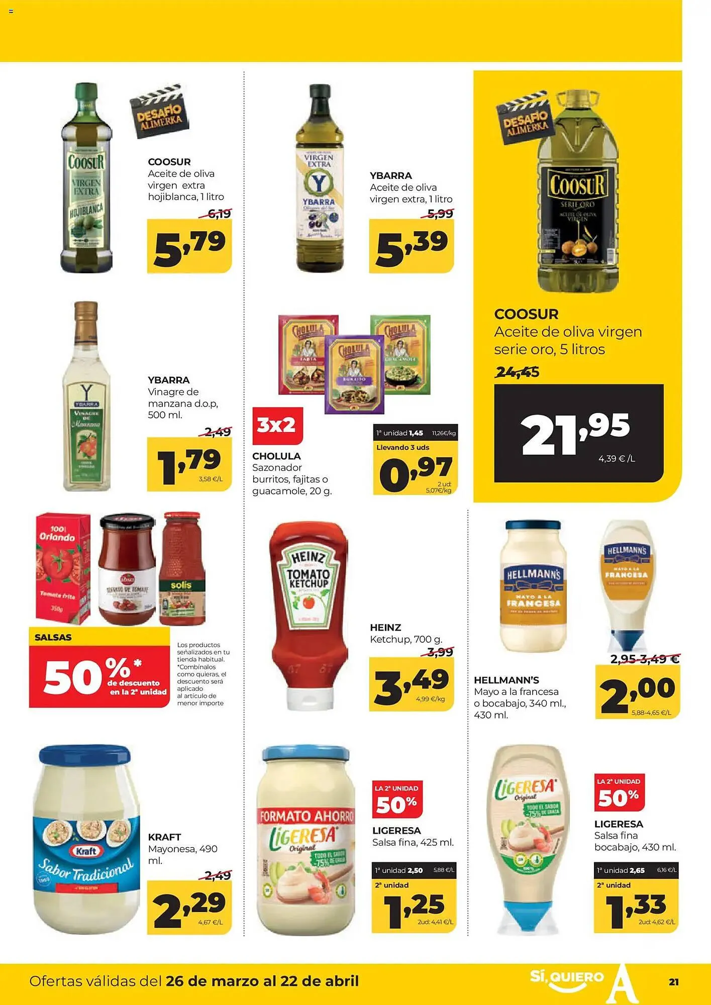 Catálogo de Folleto Alimerka 26 de marzo al 22 de abril 2026 - Página 21