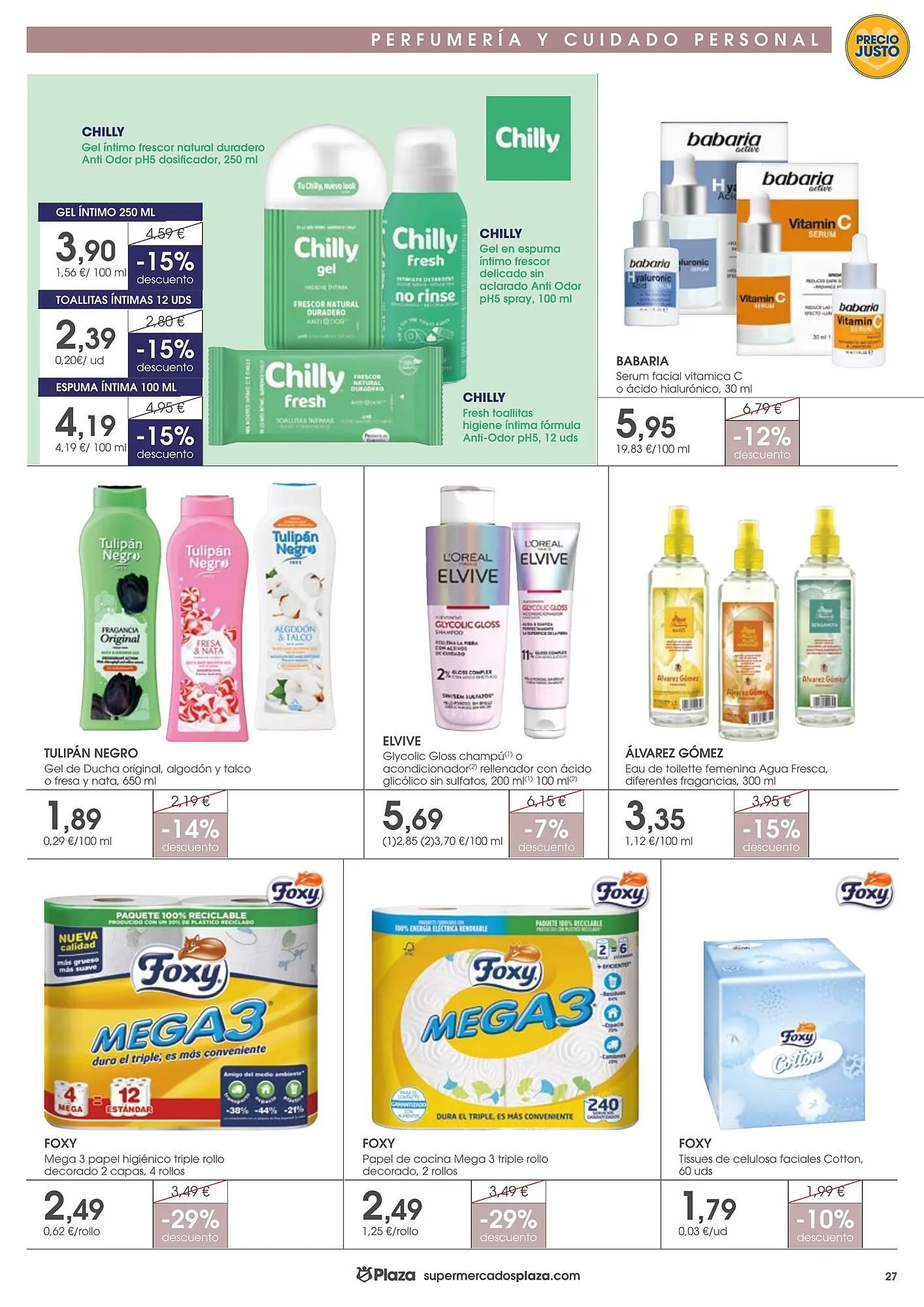 Catálogo de Folleto Supermercados Plaza 2 de octubre al 15 de octubre 2025 - Página 27