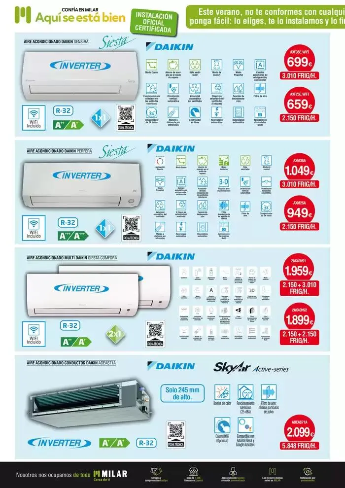 Catálogo de MILAR CLIMATIZACION 2025 7 de mayo al 31 de agosto 2025 - Página 2