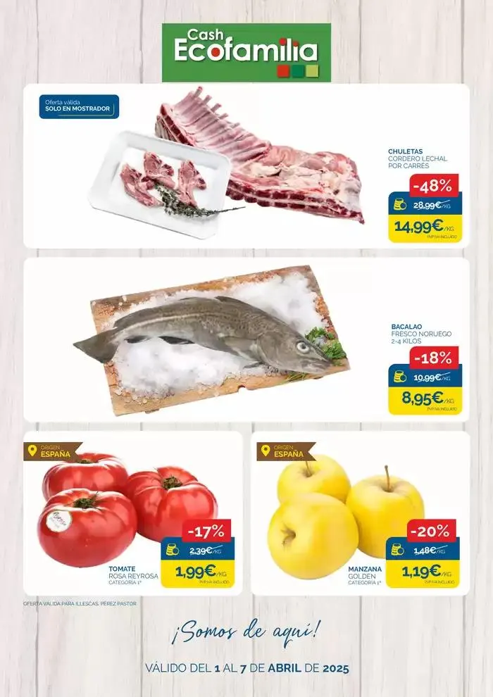 Catálogo de ¡Somos de aquí! 1 de abril al 7 de abril 2025 - Página 1