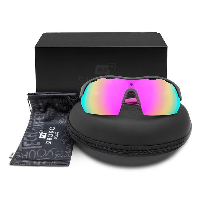 Gafas de sol ciclismo SIROKO K3s Rome Gris Hombre y Mujer