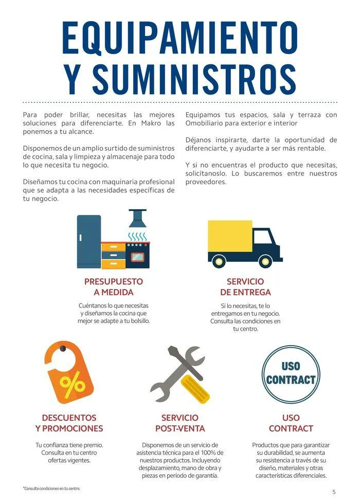 Catálogo de Equipamiento y suministros 23 de julio al 30 de noviembre 2024 - Página 5