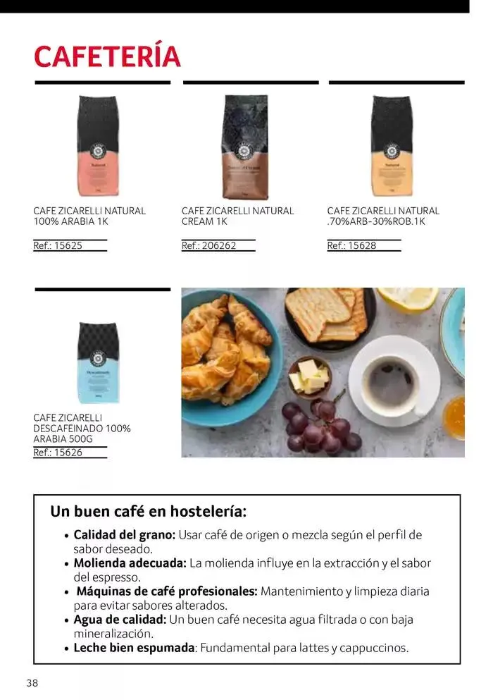 Catálogo de Nuestra selección de hostelería 1 de marzo al 30 de abril 2025 - Página 38