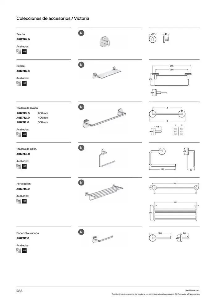Catálogo de Colecciones de Baño, Muebles y Accesorios 9 de enero al 31 de diciembre 2025 - Página 290