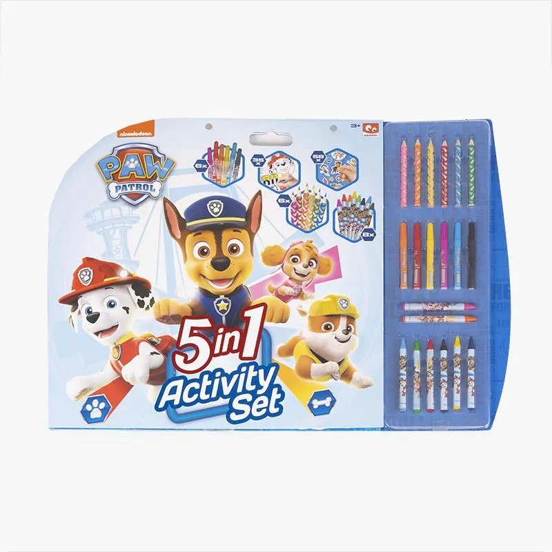 SET PARA COLOREAR 5 EN 1 PATRULLA CANINA